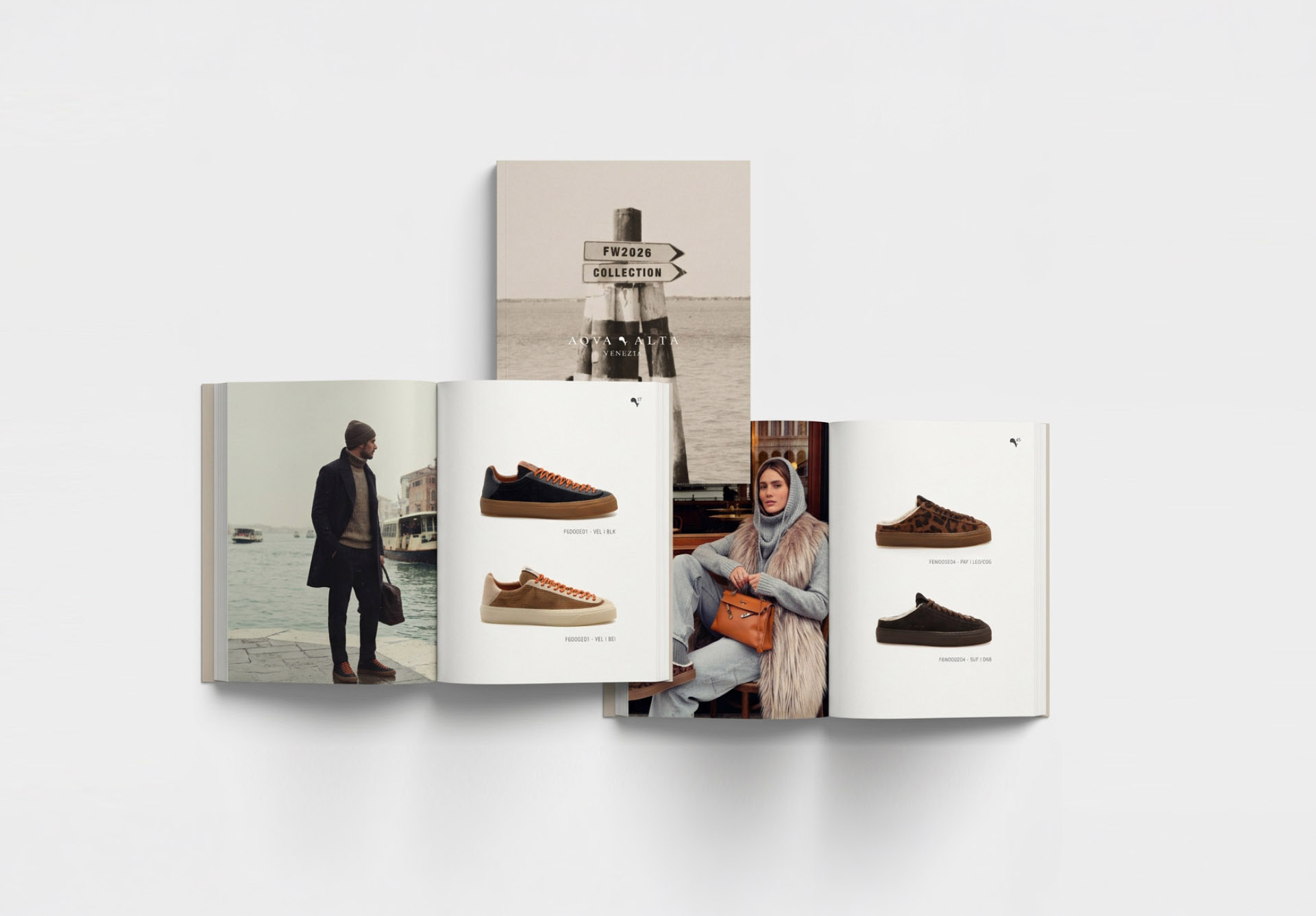 Aqua Alta Venezia — lookbook moda con AI generativa (lookbook)