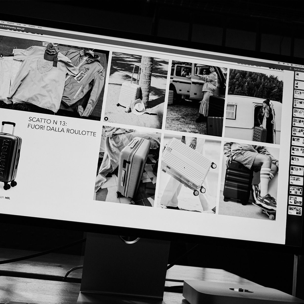 Shooting di campagna on location — Priority Design
